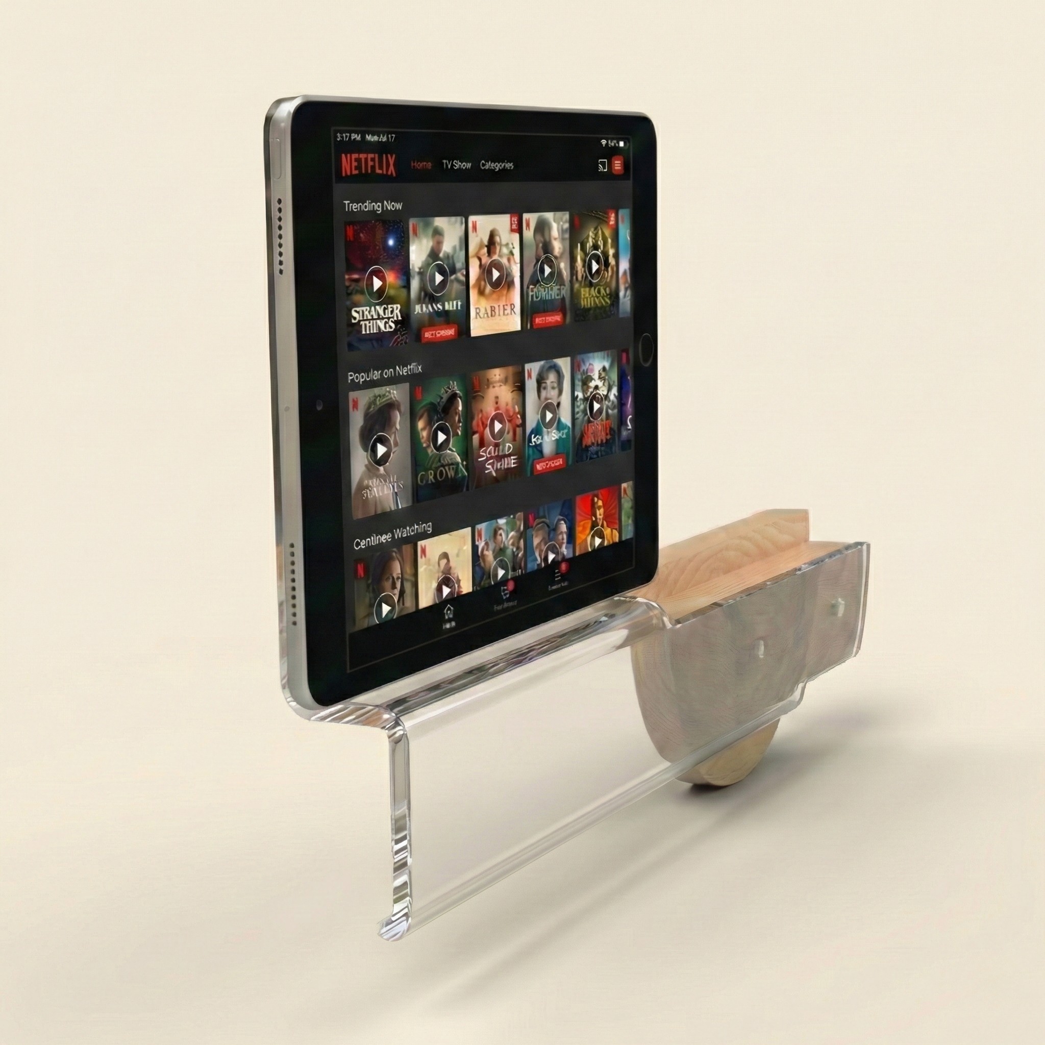 ClearMount Product with iPad